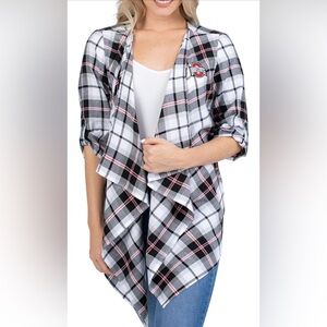 Ohio State Plaid Cardigan UG Apparel